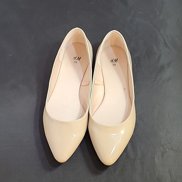 H&M POINTED TOE SLIP-ON WOMEN"S FLAT SHOE - Picture 3 of 14